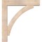Ekena Millwork Thorton Block Smooth Bracket w/ Offset Brace, Douglas Fir, 7 1/2"W x 40"D x 44"H BKT0806X40X44THR05SDF - alternate 2
